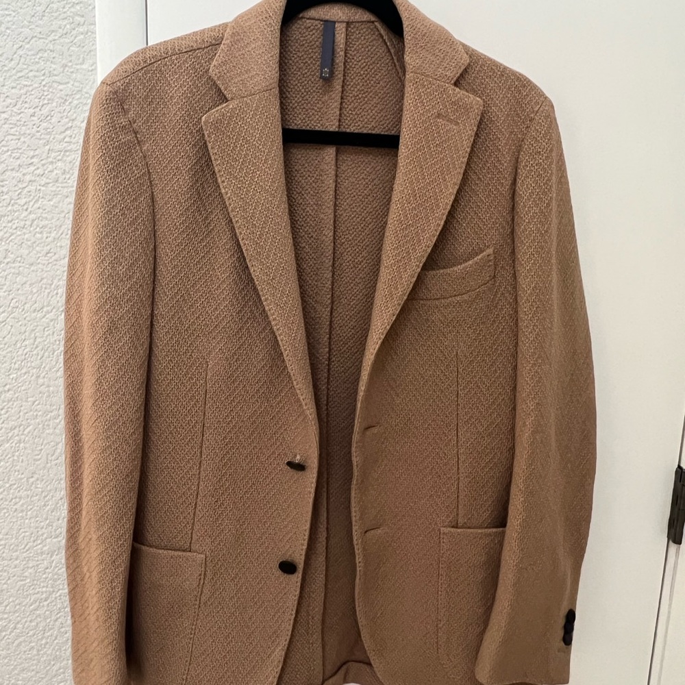Montedoro Casual Jacket camel color size 50